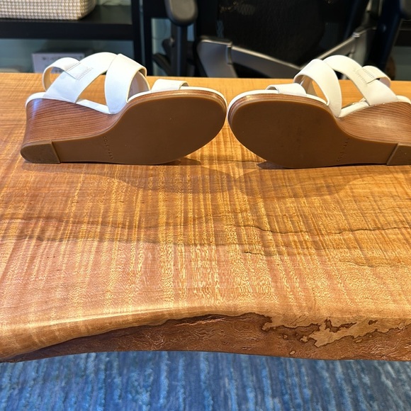 White 3” Heel Women’s Dress Sandals - Picture 3 of 6